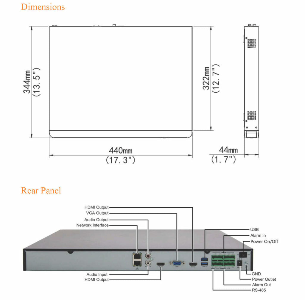 OVZ-NVR324K-16TB Rear